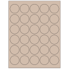 1.5" x 1.5"  Sheet Label