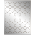 1.5" x 1.5"  Sheet Label