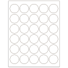1.5" x 1.5"  Sheet Label