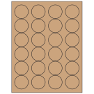 1.666" x 1.666"  Sheet Label