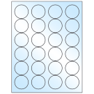 1.666" x 1.666"  Sheet Label