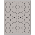 1.666" x 1.666"  Sheet Label