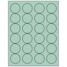 1.666" x 1.666"  Sheet Label