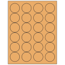 1.666" x 1.666"  Sheet Label