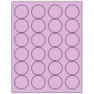 1.666" x 1.666"  Sheet Label