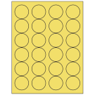 1.666" x 1.666"  Sheet Label