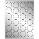 1.666" x 1.666"  Sheet Label