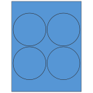 4" x 4"  Sheet Label