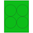 4" x 4"  Sheet Label