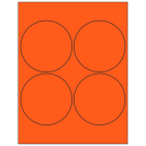 4" x 4"  Sheet Label