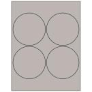 4" x 4"  Sheet Label