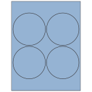 4" x 4"  Sheet Label