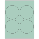 4" x 4"  Sheet Label