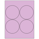 4" x 4"  Sheet Label