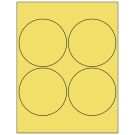 4" x 4"  Sheet Label