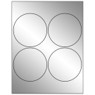 4" x 4"  Sheet Label