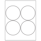 4" x 4"  Sheet Label