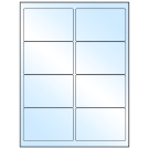 4" x 2.5"  Sheet Label