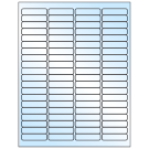 1.9375" x 0.5"  Sheet Label