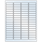 1.9375" x 0.5"  Sheet Label