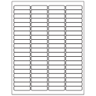 1.9375" x 0.5"  Sheet Label