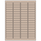 1.9375" x 0.5"  Sheet Label