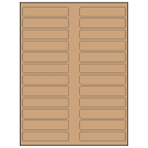 3.5" x 0.75"  Sheet Label