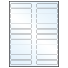 3.5" x 0.75"  Sheet Label