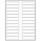 3.5" x 0.75"  Sheet Label