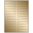 3.5" x 0.75"  Sheet Label