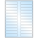 3.5" x 0.75"  Sheet Label