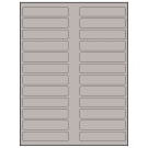 3.5" x 0.75"  Sheet Label