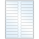 3.5" x 0.75"  Sheet Label