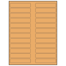 3.5" x 0.75"  Sheet Label