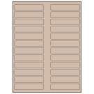 3.5" x 0.75"  Sheet Label