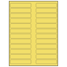 3.5" x 0.75"  Sheet Label