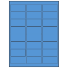 2.625" x 1.25"  Sheet Label