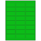 2.625" x 1.25"  Sheet Label