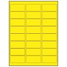 2.625" x 1.25"  Sheet Label