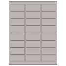 2.625" x 1.25"  Sheet Label