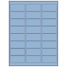 2.625" x 1.25"  Sheet Label