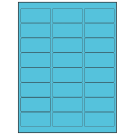 2.625" x 1.25"  Sheet Label