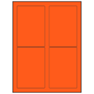 3.5" x 5"  Sheet Label