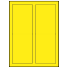 3.5" x 5"  Sheet Label