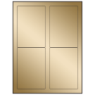 3.5" x 5"  Sheet Label