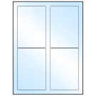 3.5" x 5"  Sheet Label