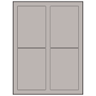 3.5" x 5"  Sheet Label