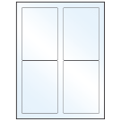 3.5" x 5"  Sheet Label