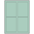 3.5" x 5"  Sheet Label