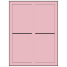 3.5" x 5"  Sheet Label